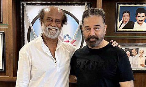 Kamal Haasan confirms his collaboration with Rajinikanth (X) 