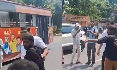  YouTuber and leader of Puratchi Tamizhagam Katchi, 'Airport' Moorthy arrested (Screengrab/X) 