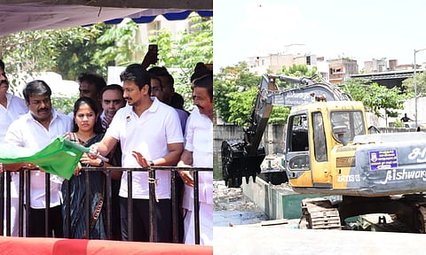 Udhayanidhi Stalin inaugurated development work of Rs 30 crores at the Virugambakkam canal