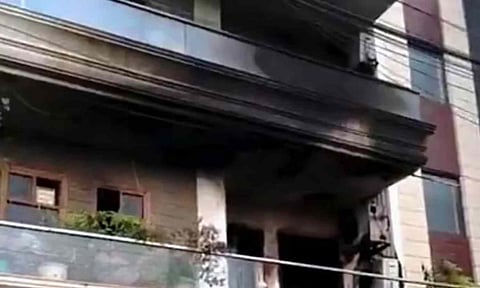 Visuals from the spot (PTI) 