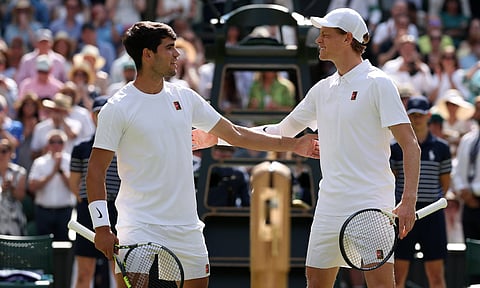 Jannik Sinner and Carlos Alcaraz