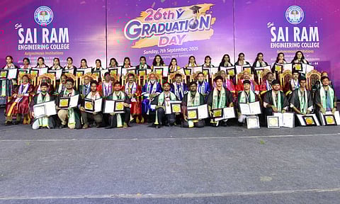 Still from the Graduation Day at the Sri Sairam Engineering College