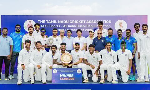 Hyderabad retained the Buchi Babu trophy