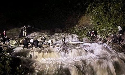 Sikkim landslide (PTI)