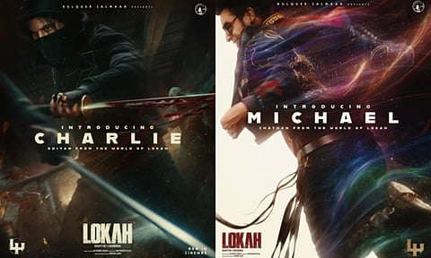 The character posters of Dulquer Salmaan and Tovino Thomas (Photo/X@_dulQuer)