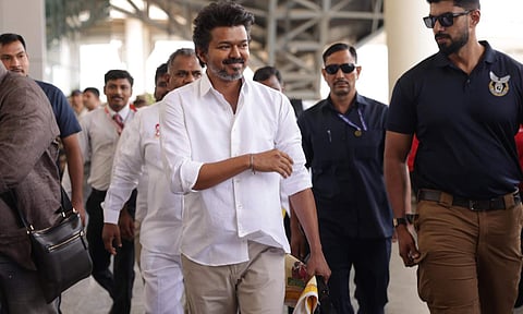 ‘Turning point, Chief Minister’: TVK supporters chant as Vijay starts maiden poll campaign in Tiruchy