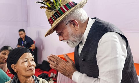 Want to make Manipur symbol of peace, prosperity: Modi