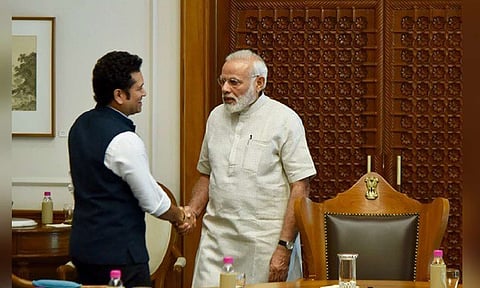 Sachin wishes PM Modi on his birthday