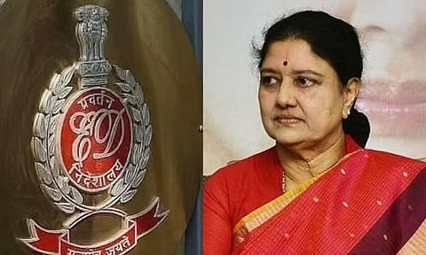 ED searches in bank fraud, benami probe against Sasikala
