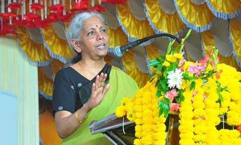 Union Finance Minister Nirmala Sitharaman 
