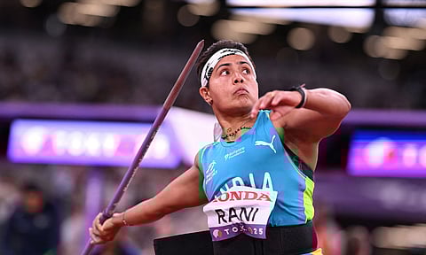 Annu Rani in action during the qualifiers