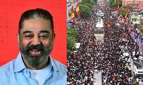Not entire crowd will get converted into votes, says Kamal Haasan on turnout in Vijay's rallies (PTI/X) 