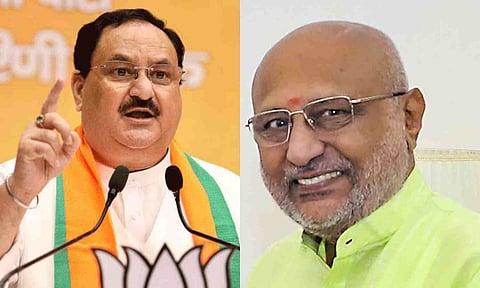 Union Health Minister and BJP national president J P Nadda; Vice-President CP Radhakrishnan