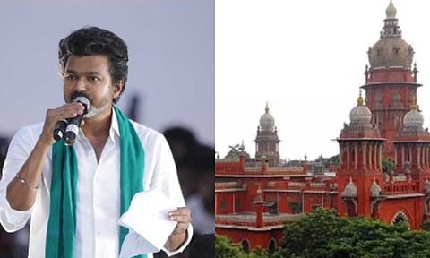 Madras HC notice to Vijay over TVK party flag