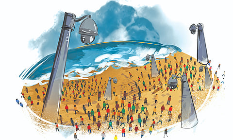 Smart cameras to watch over Marina Beach