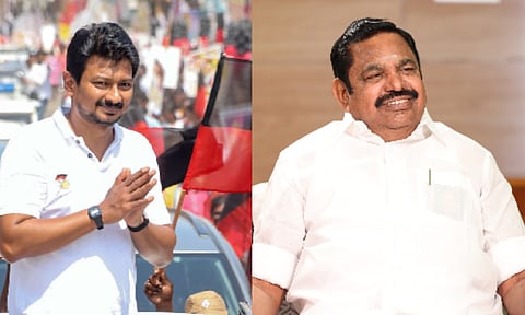 Udhayanidhi Stalin, Edappadi K Palaniswami (L-R)