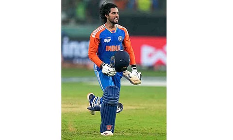 India batter Tilak Varma 