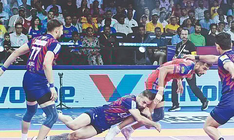 PKL SEASON 12: Dabang Delhi reclaims top spot with comprehensive win over UP Yoddhas