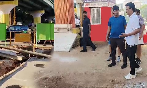 CM Stalin inspects SWD works in Alwarpet