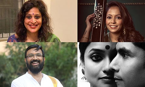 L to R: Akhila (T), G Ravikiran (B); Ankita Joshi (T), Renjith Vijna (B)