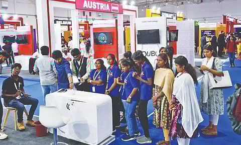 Visitors at the Tamil Nadu Global Startup Summit