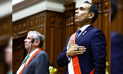 Peruvian Congress leader Jose Jeri 