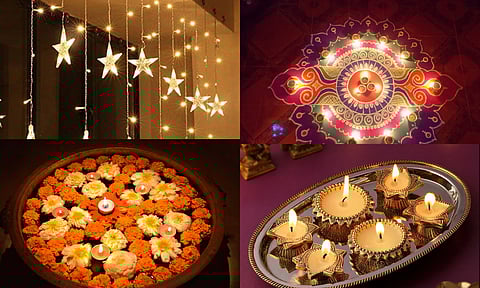 Deepavali ambiance at home