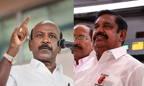 File image of MA Subramanian and Edappadi K Palaniswami (PTI & X) 