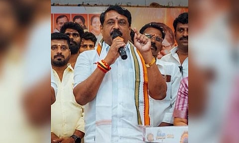 BJP state president Nainar Nagenthran 