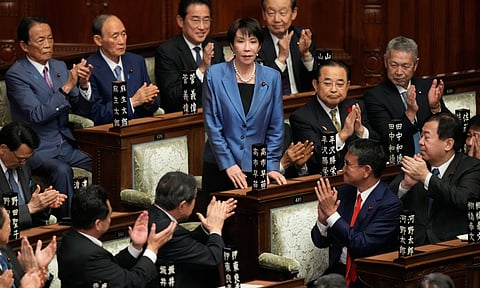 Japan's Sanae Takaichi became the country's first female Prime Minister (Photo: AP)