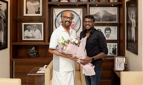 Superstar Rajinikanth with director Mari Selvaraj (IANS)