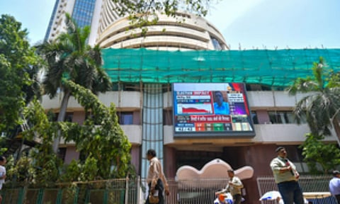 Bombay Stock Exchange (Photo: IANS)