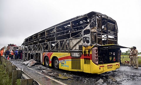 Visual from the accident (PTI)