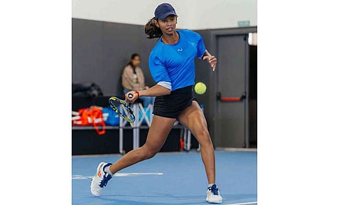 India’s rising tennis player Maaya Rajeshwaran Revathi 