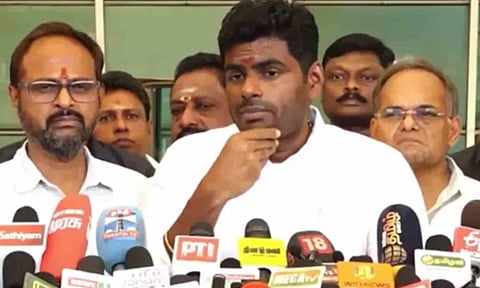 BJP former state unit chief K Annamalai 