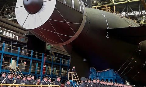 Russia launches new nuclear submarine carrier of doomsday drone (AP) 