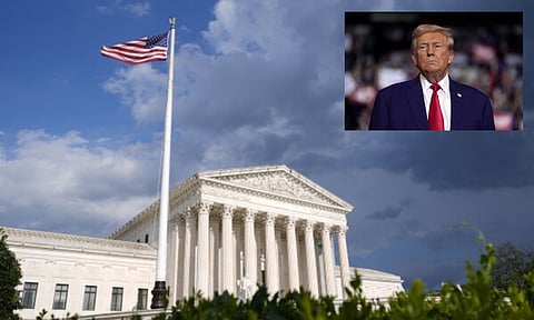 US Supreme Court & Donald Trump (AP) 