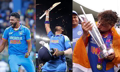 Mohammed Siraj, KL Rahul & Kuldeep Yadav (PTI/Insta/klrahul/kuldeep_18) 