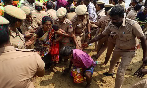 Visual from the protest (Hemanathan M) 