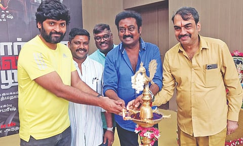 Lakshmikanthan Kolai Vazhakku movie pooja 