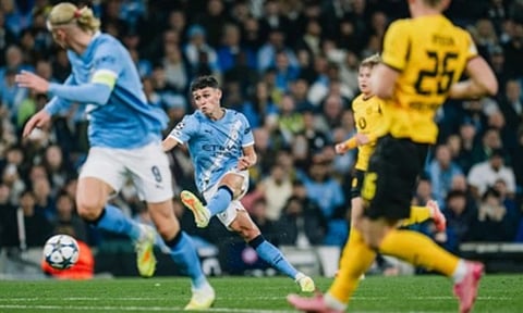 Phil Foden scores a goal (Photo: IANS)