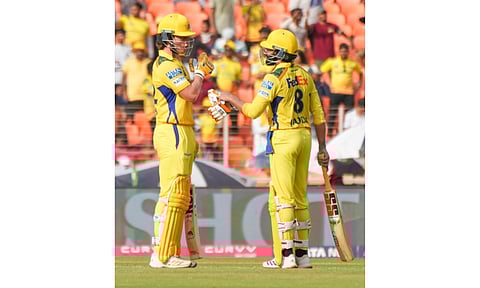 Dewald Brevis & Ravindra Jadeja (IANS) 