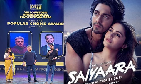 Mohit Suri (IANS) and the poster of the film. 