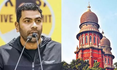 TVK leader Aadhav Arjuna; Madras High Court