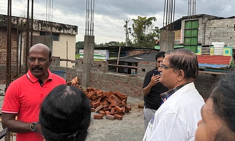 Health Minister Ma Subramanian visited Kanniyakumari hospital construction spot 