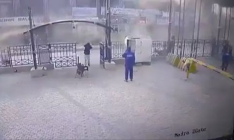 3 security personnel killed in suicide attack (Screengrab/X)