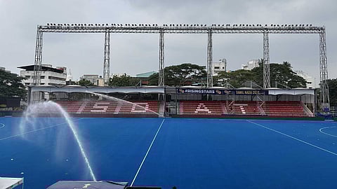 Kazakhstan hockey team undergoing high-performance training in India