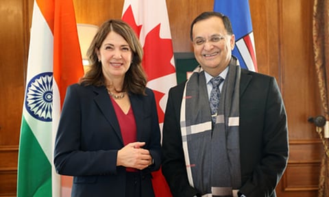 Indian envoy meets Canadian leader (IANS)