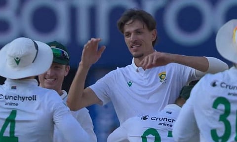 South Africa score 220/4 (Photo/X)