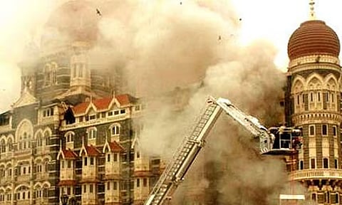 Visual from the Taj Hotel attack, 2008 (PTI) 